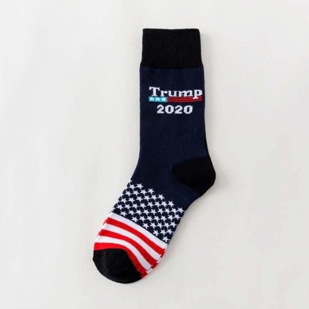 Trump 2020 Socks - Black Cuff and Toe